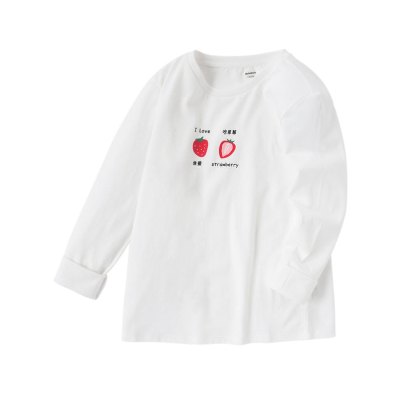 Children's Clothing Girls T-shirts Long-sleeved