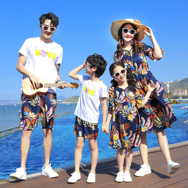 Summer Family Matching Outfit  Family look Clothes Set