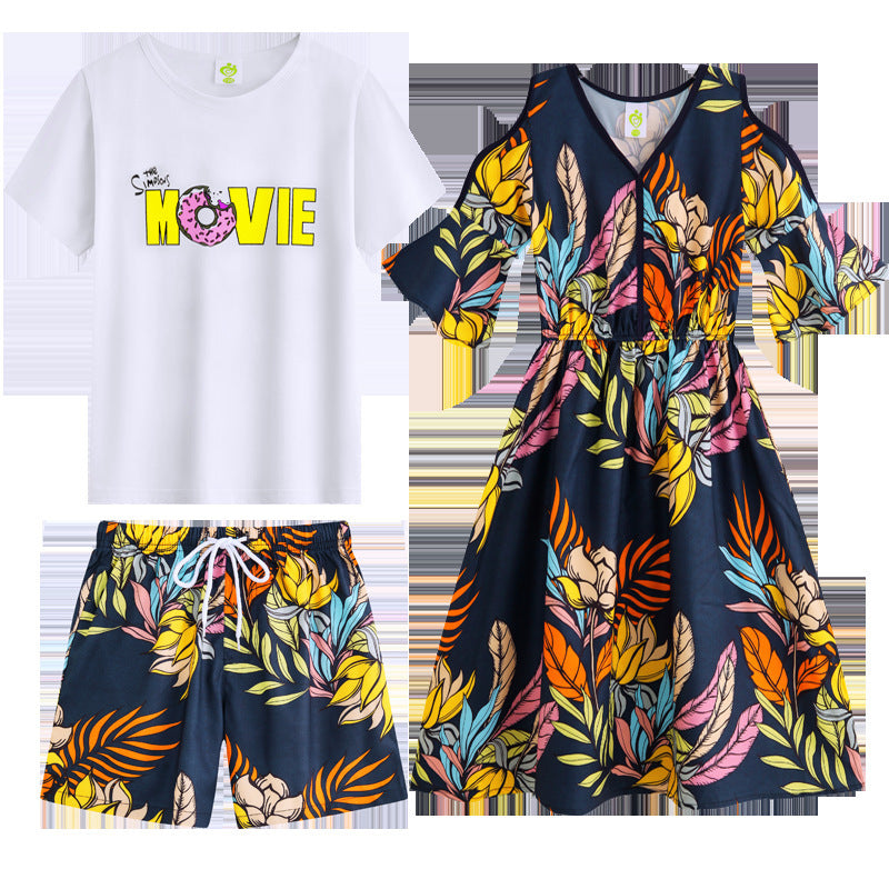 Summer Family Matching Outfit  Family look Clothes Set