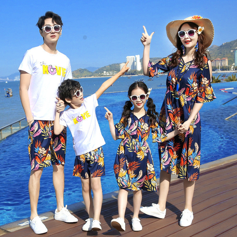 Summer Family Matching Outfit  Family look Clothes Set