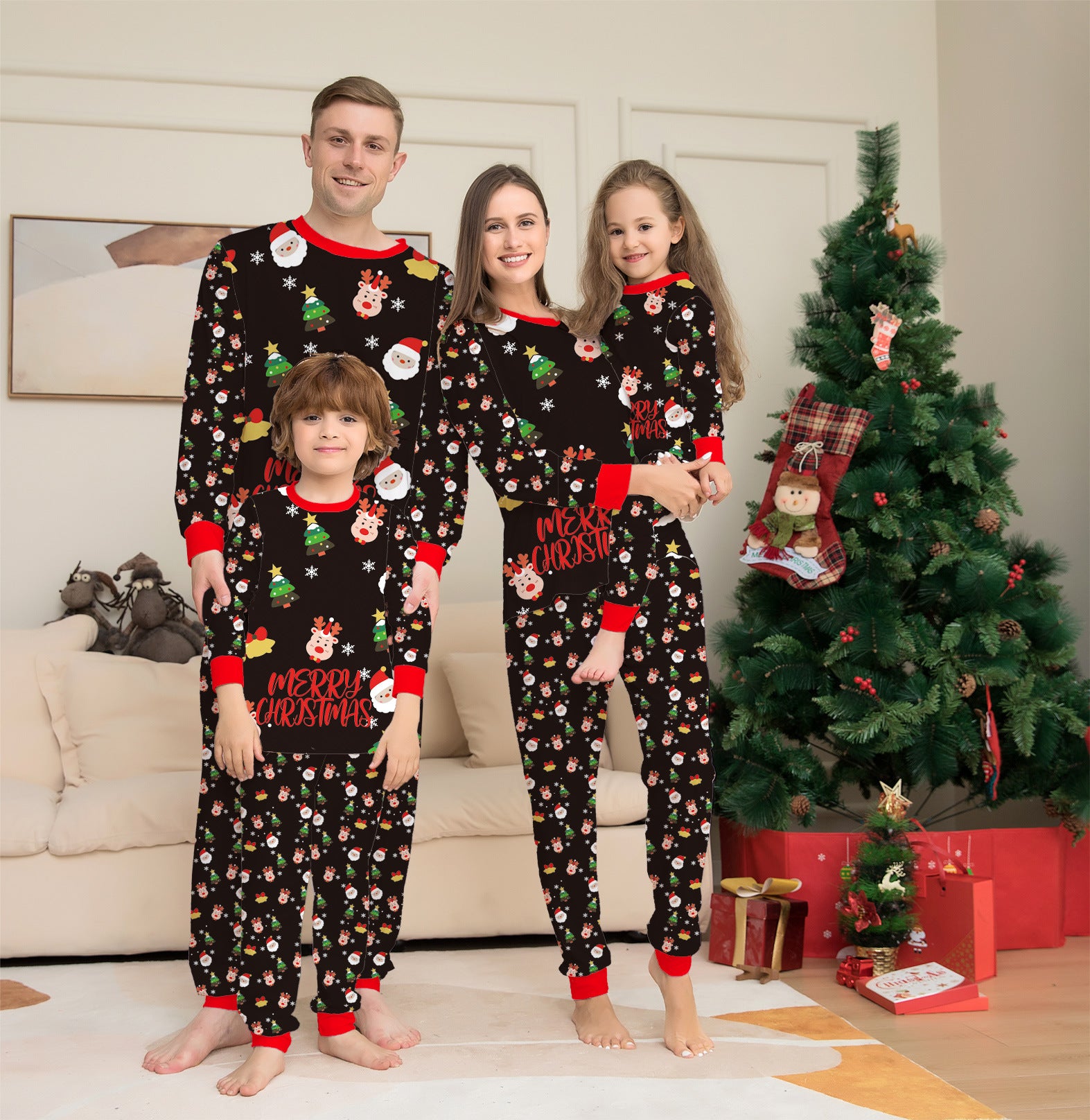 Pajamas For Family Christmas PJS Xmas Sleepwear